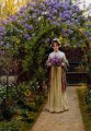 Lilac historical Regency Edmund Leighton Impressionism Flowers